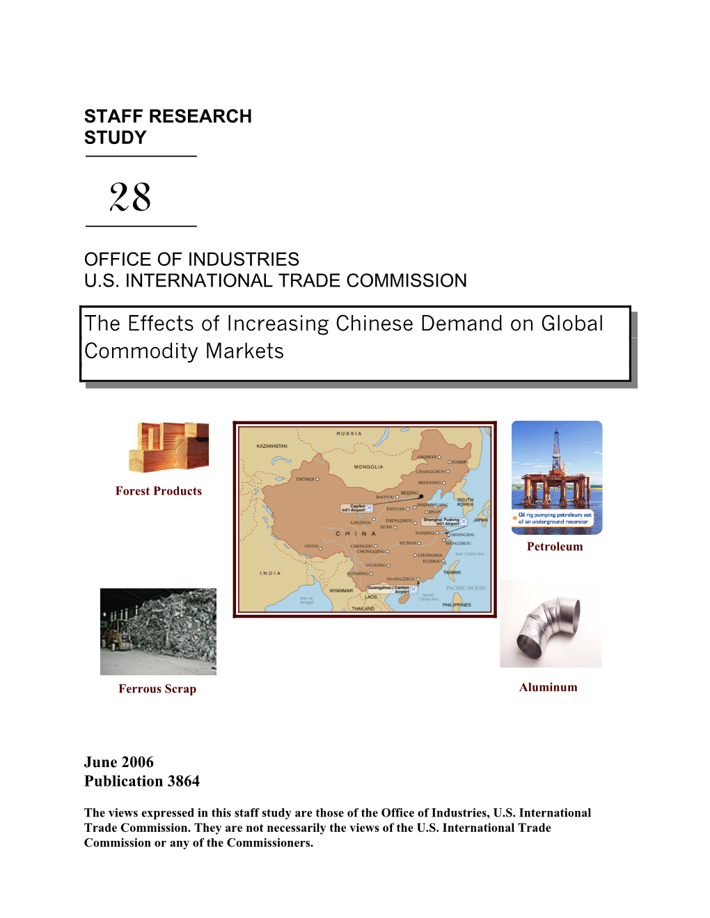 The Effects of Increasing Chinese Demand on Global Commodity Markets