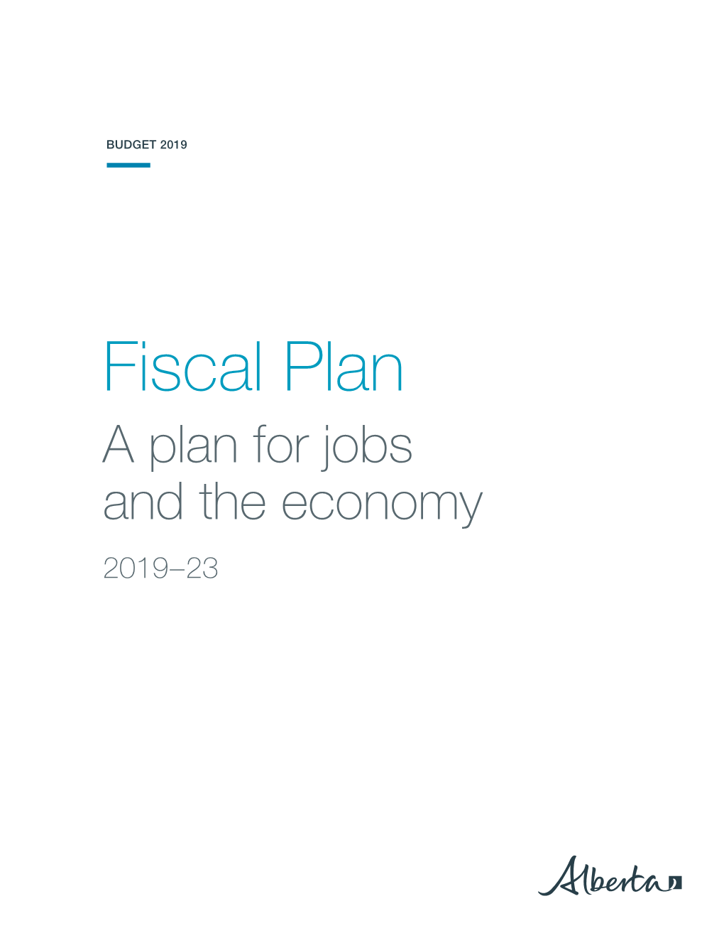 2019-23 Fiscal Plan