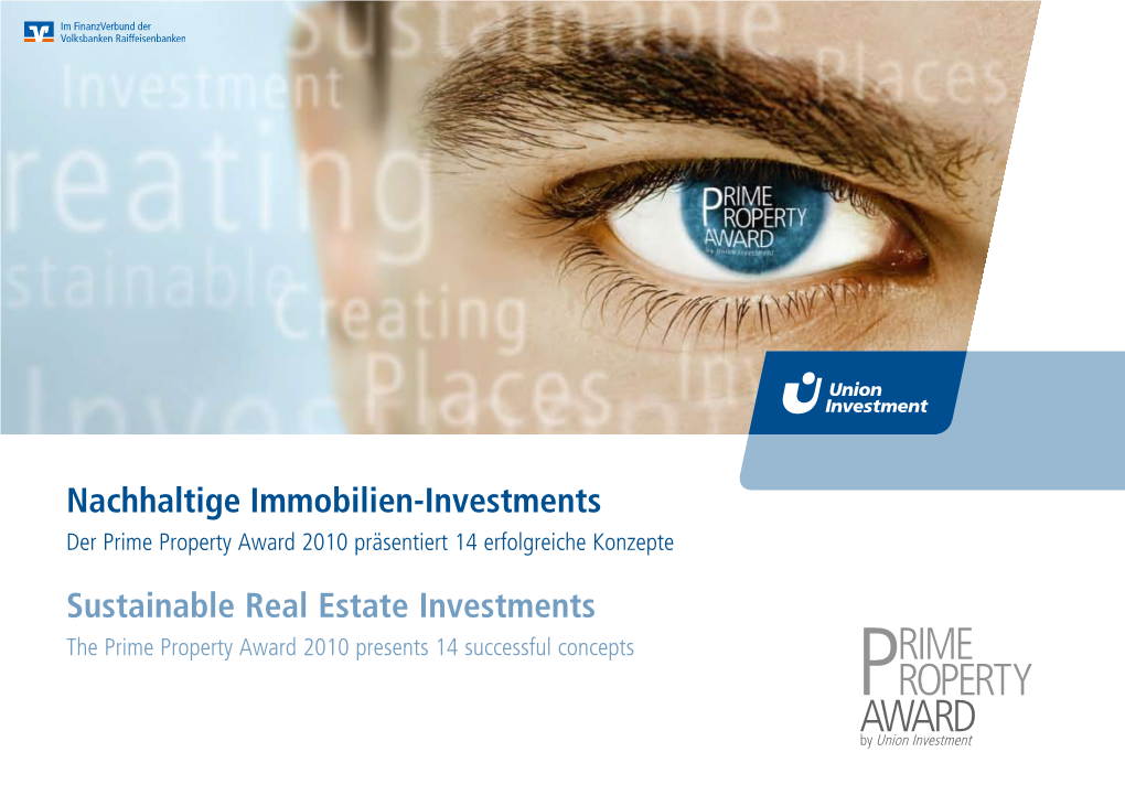 Nachhaltige Immobilien-Investments Sustainable Real Estate Investments
