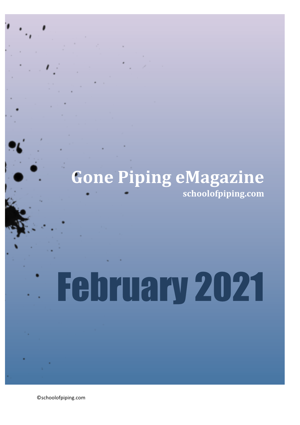Gone Piping Emagazine Schoolofpiping.Com