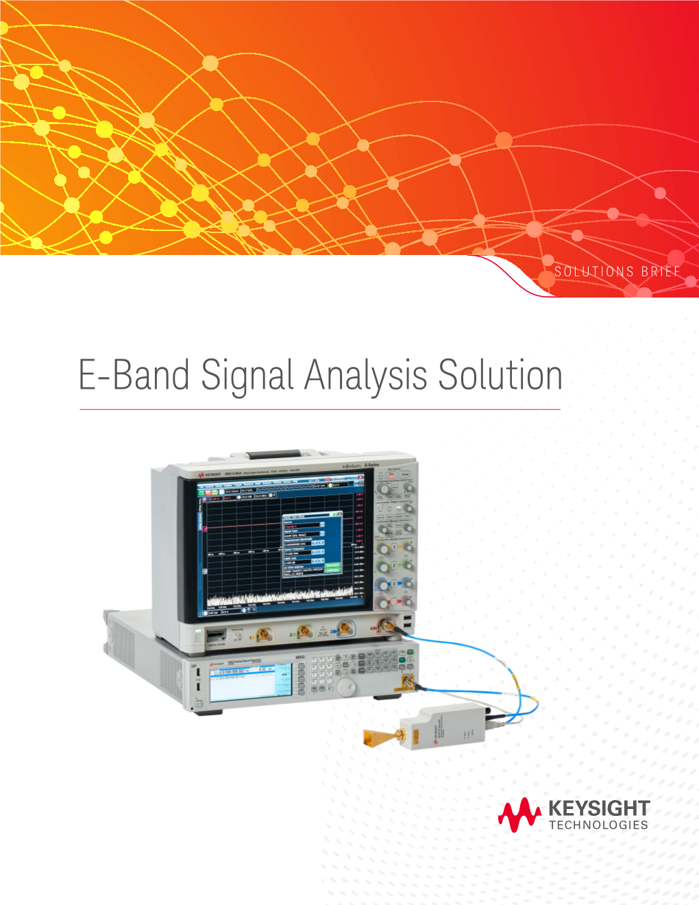 E-Band Signal Analysis Solution the Keysight Technologies, Inc