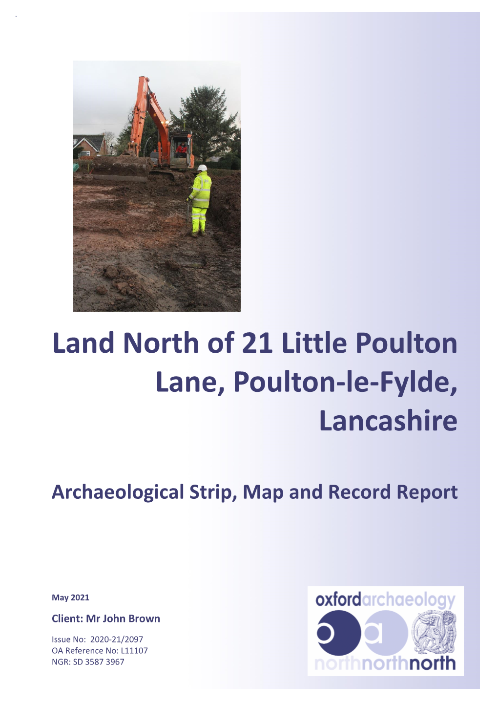 Land North of 21 Little Poulton Lane, Poulton-Le-Fylde, Lancashire