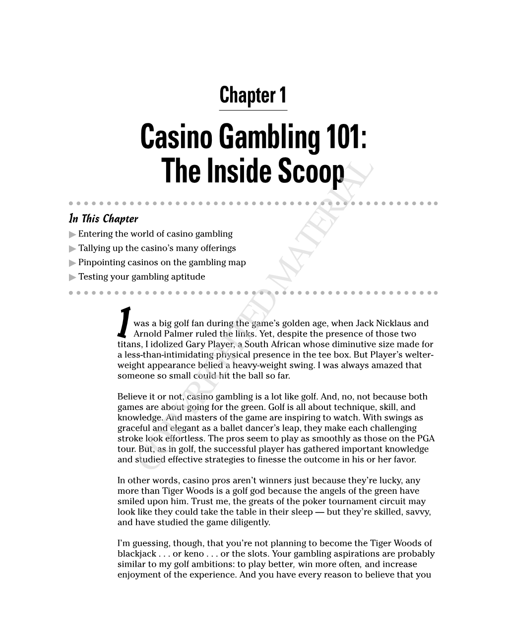 Casino Gambling 101: the Inside Scoop