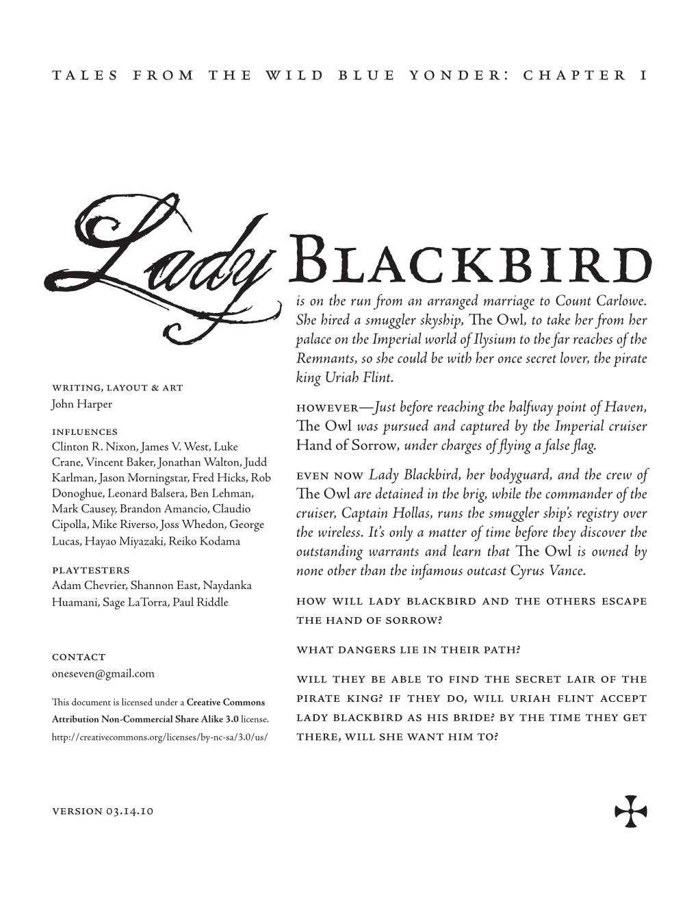 Lady Blackbird