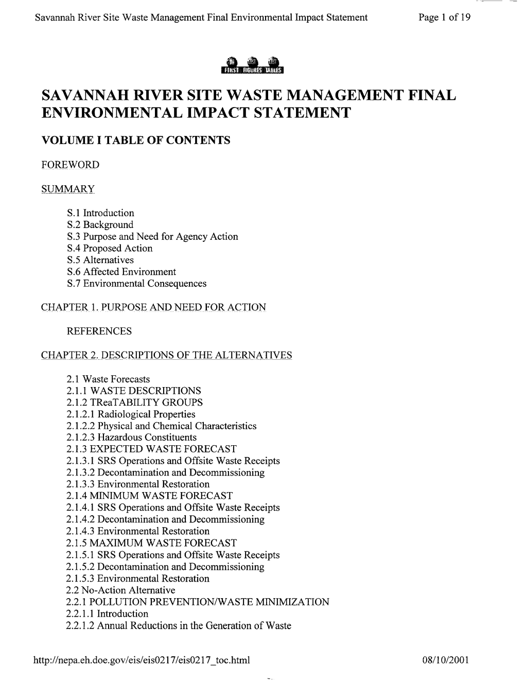 "Savannah River Site Waste Management Final Environmental