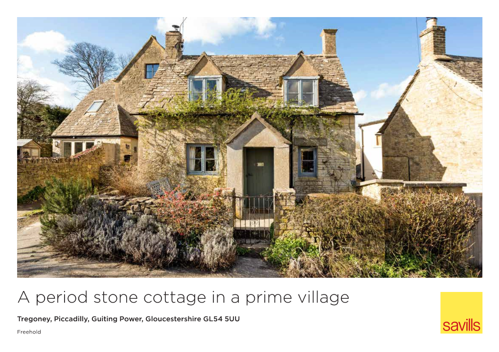 A Period Stone Cottage in a Prime Village