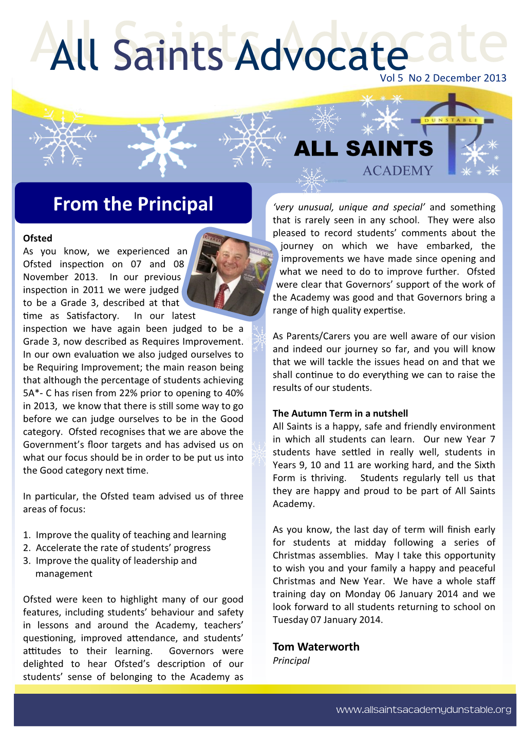 Saints Advocate Advocate Vol 5 No 2 December 2013
