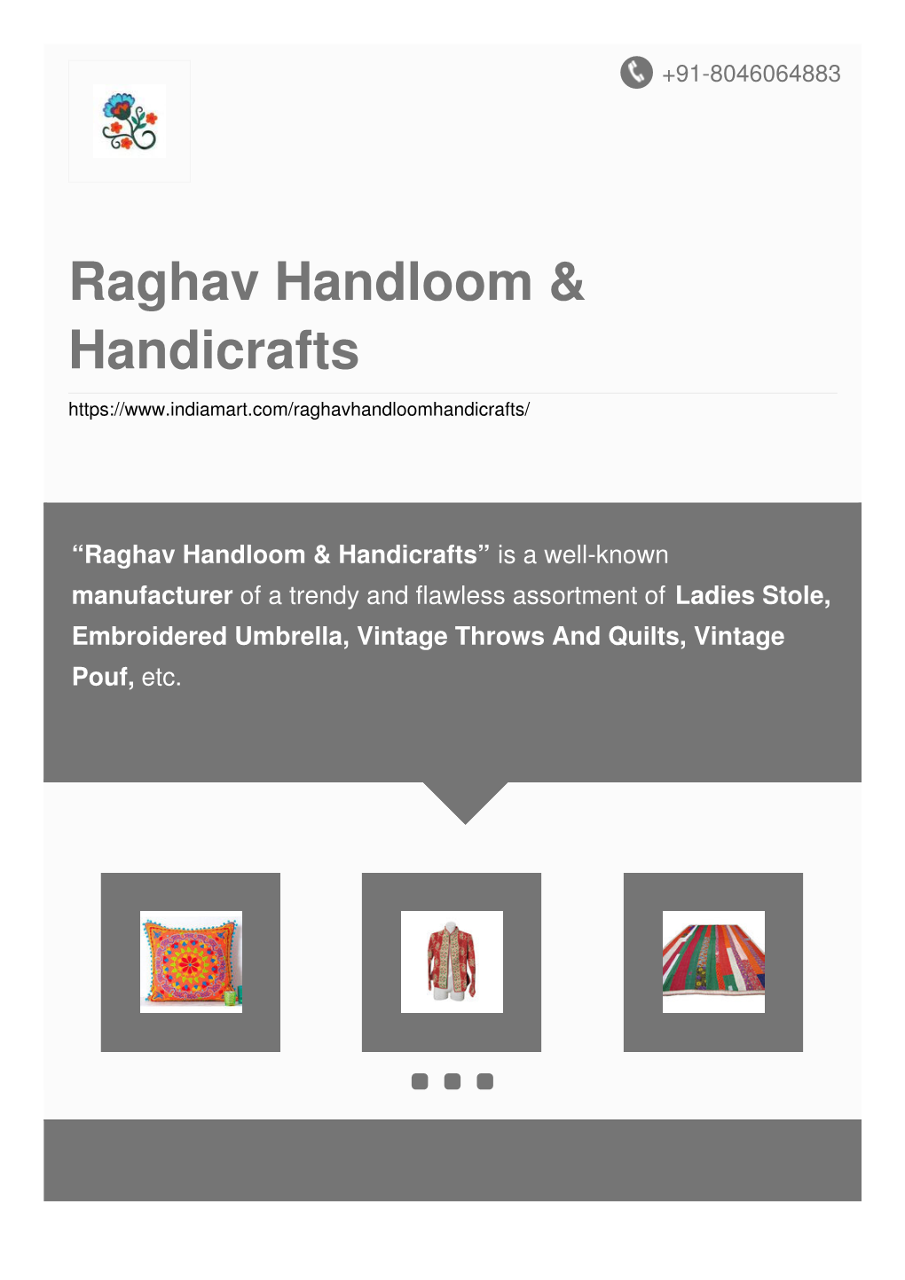 Raghav Handloom & Handicrafts