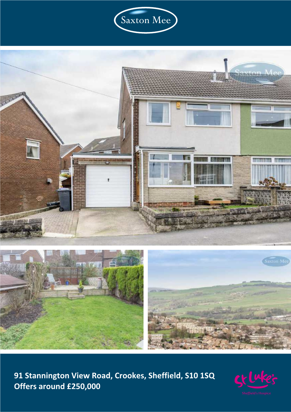 91 Stannington View Road, Crookes, Sheffield, S10 1SQ Offers Around £250,000 She Ield’S Hospice 91 Stannington View Road Crookes Offers Around £250,000