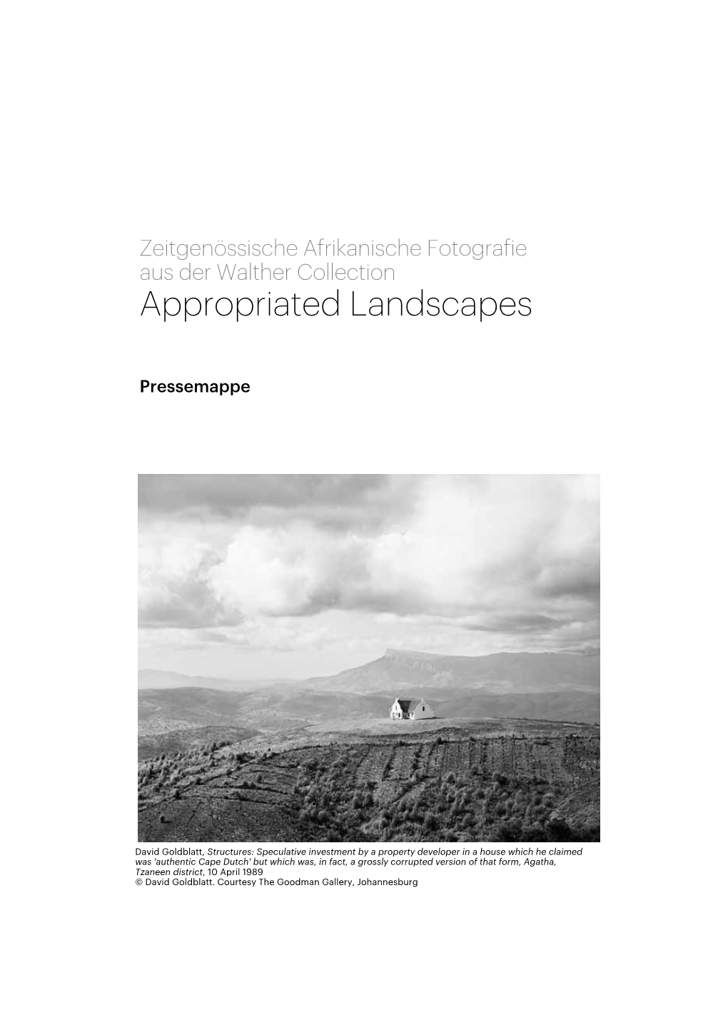 Appropriated Landscapes