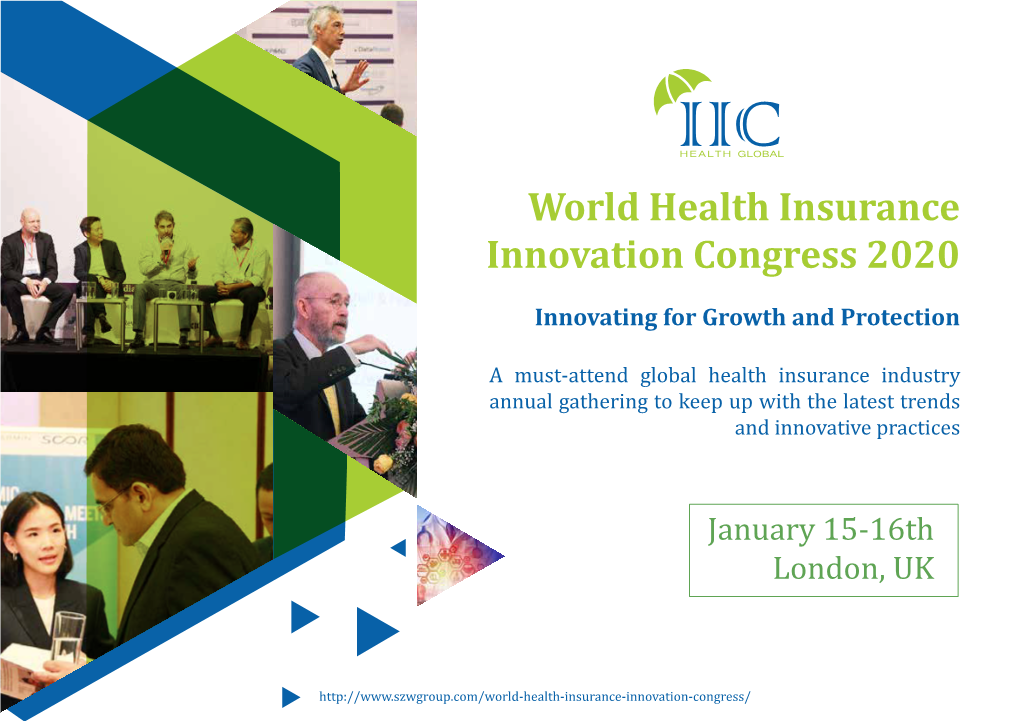 World Health Insurance Innovation Congress 2020