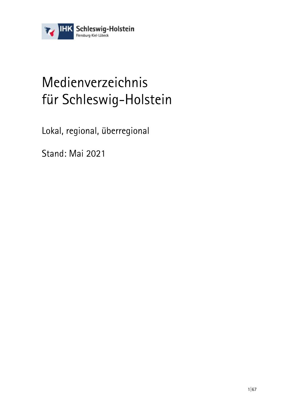 Medienverzeichnis Für Schleswig-Holstein
