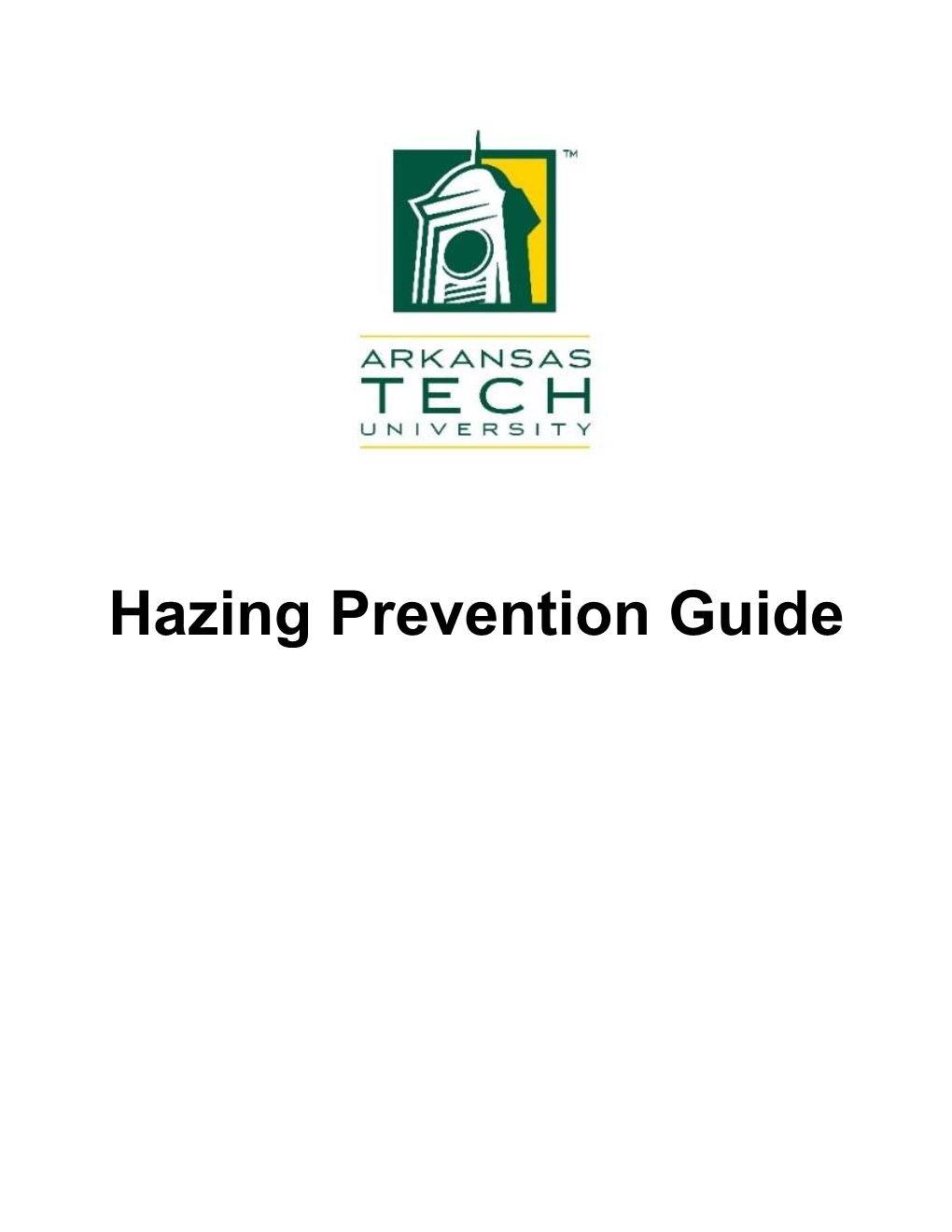 Hazing Prevention Guide