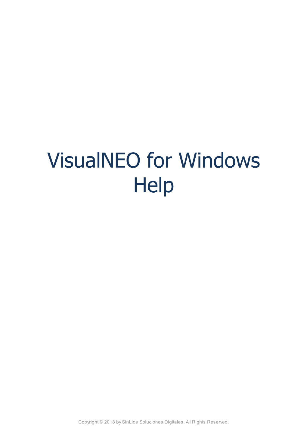 Visualneo for Windows Help