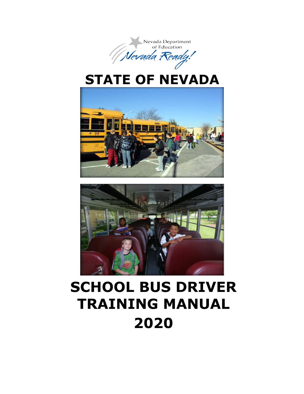 Nevada State School Bus Driver Training Manual