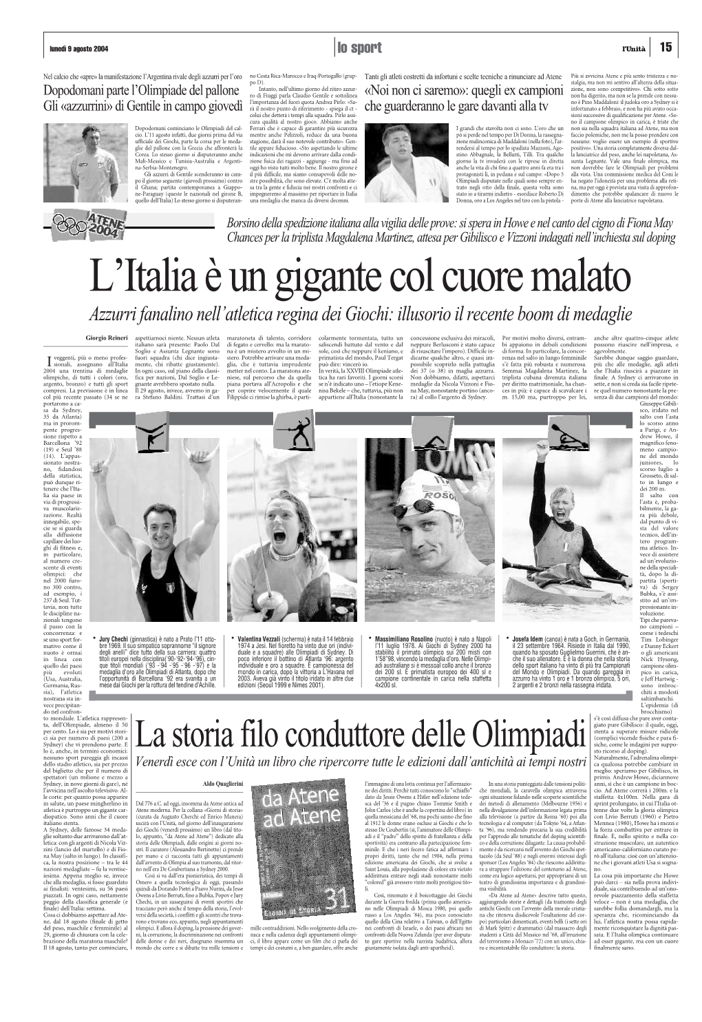 La Storia Filo Conduttore Delle Olimpiadi Sto Ricorso Al Doping)