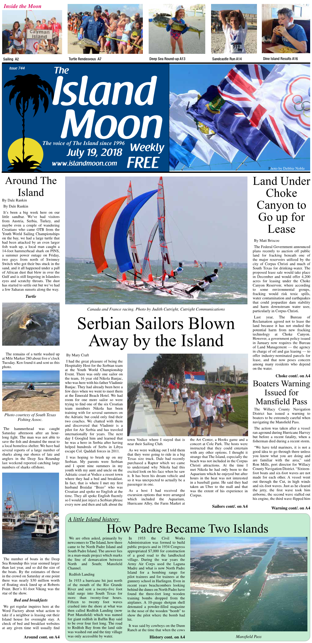 Issue 744 the Island Free