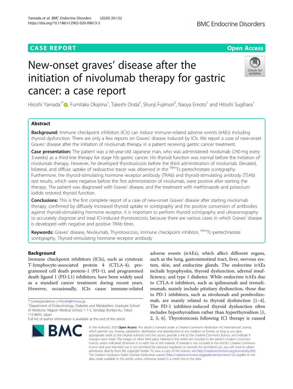 New-Onset Graves' Disease After The