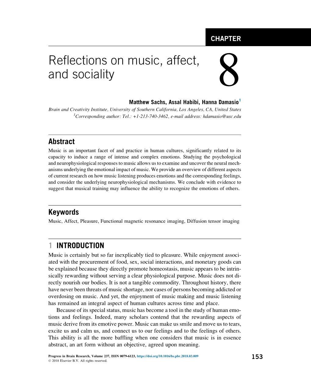 Reflections on Music, Affect, and Sociality