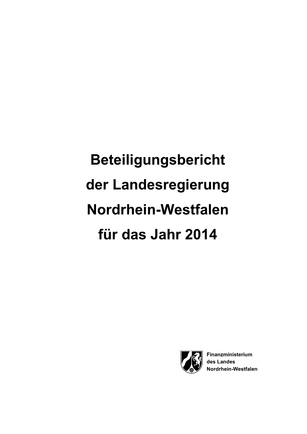 Beteiligungsbericht 2014