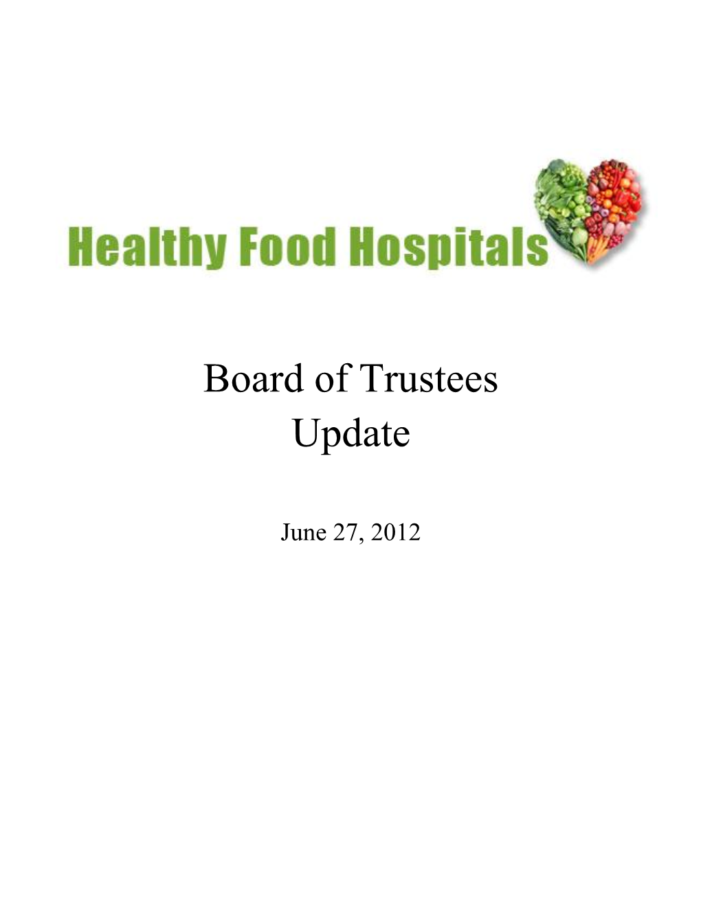 Board of Trustees Update