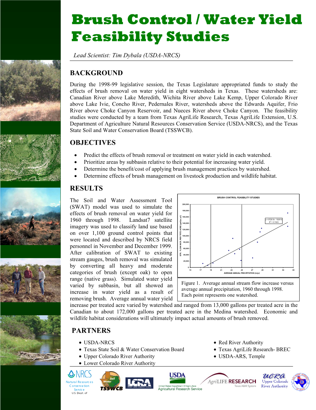 Brush Control / Water Yield Feasibility Studies