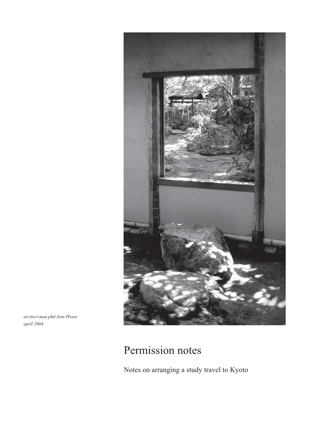 Permission Notes