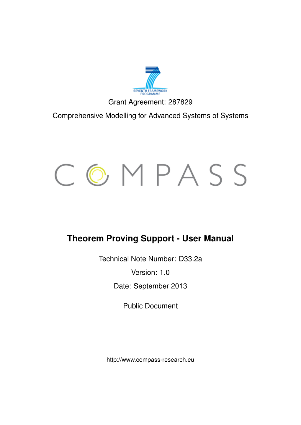 Theorem Proving Support - User Manual