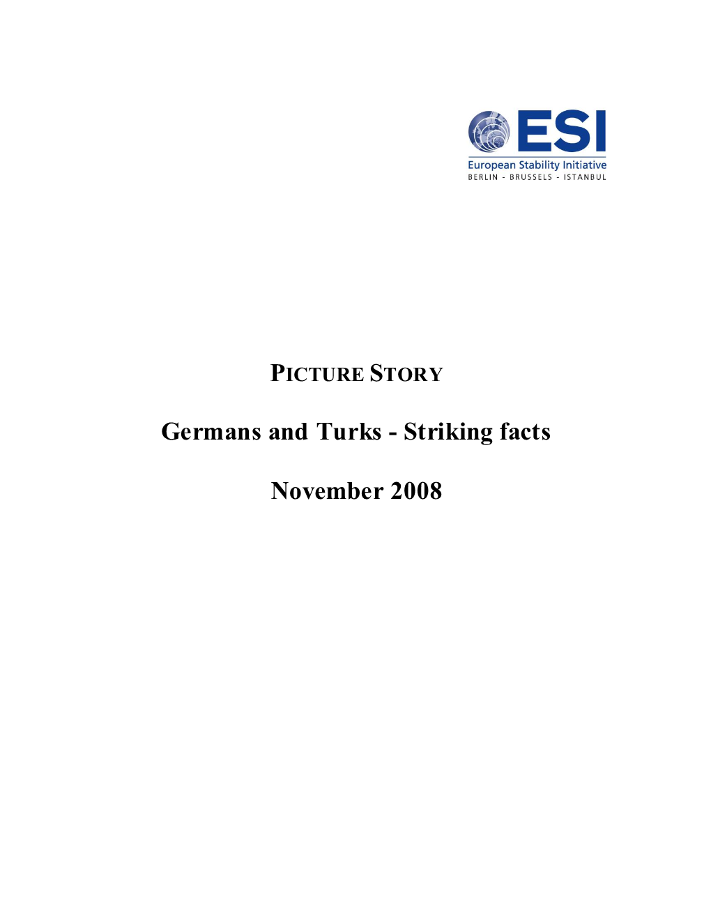 Striking Facts on Germans and Turks