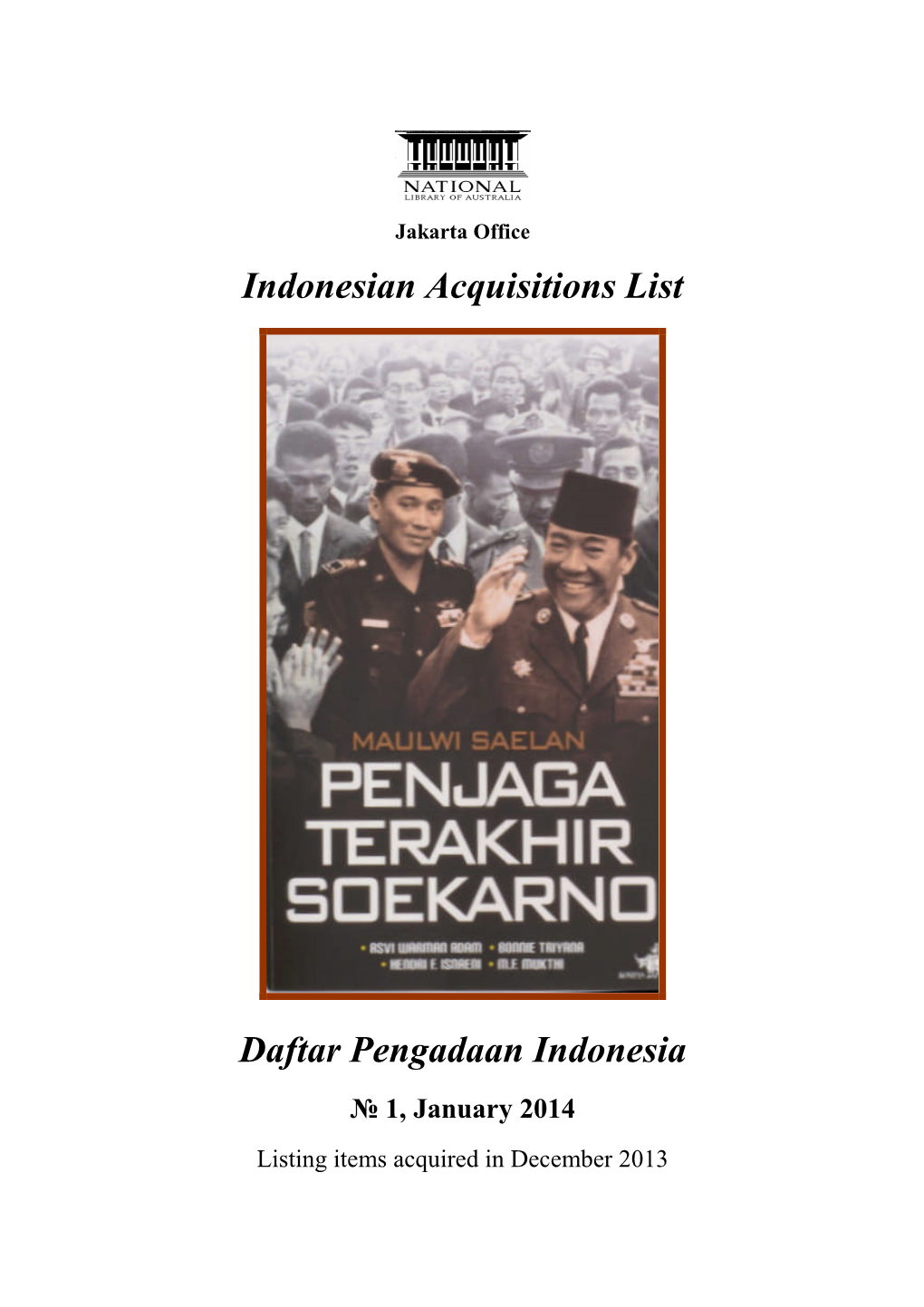 Indonesian Acquisitions List Daftar Pengadaan Indonesia