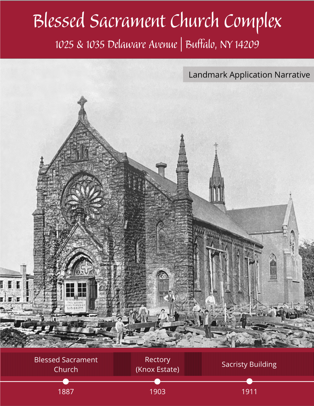 Blessed Sacrament Church Complex Landmark Application Narrative