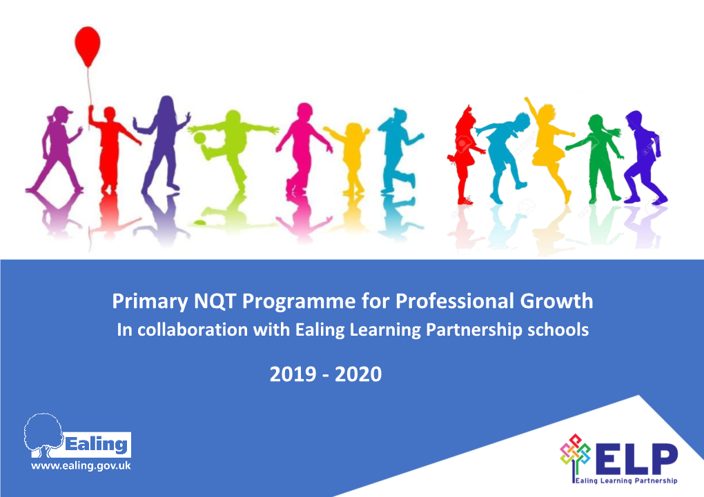 Primary NQT Programme for Professional Growth 2019 – 2020 (Overview)