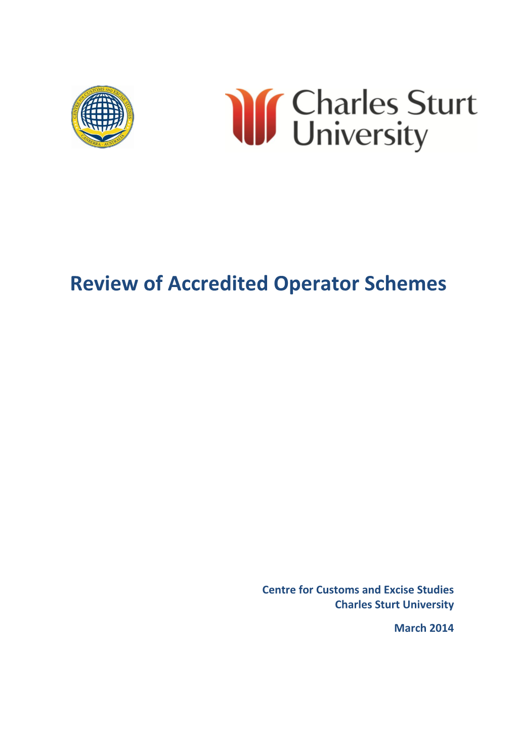 Review of Accredited Operator Schemes
