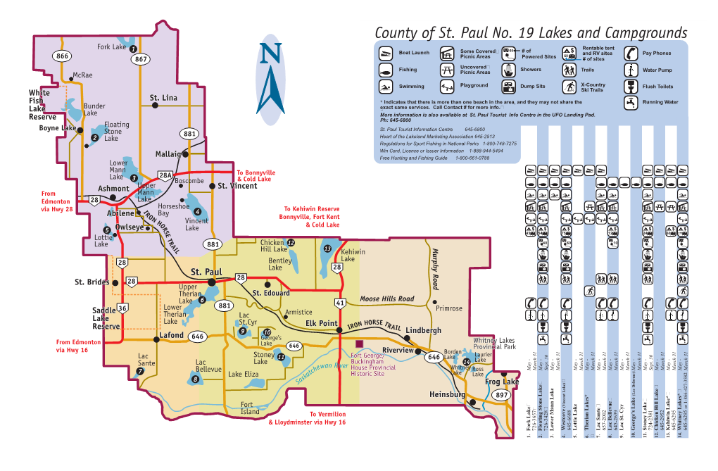 County of St. Paul No. 19 Lakes and Campgrounds