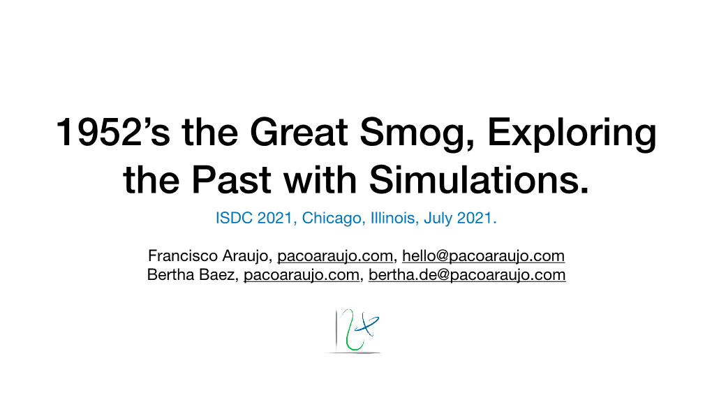 1952'S the Great Smog, Exploring the Past with Simulations