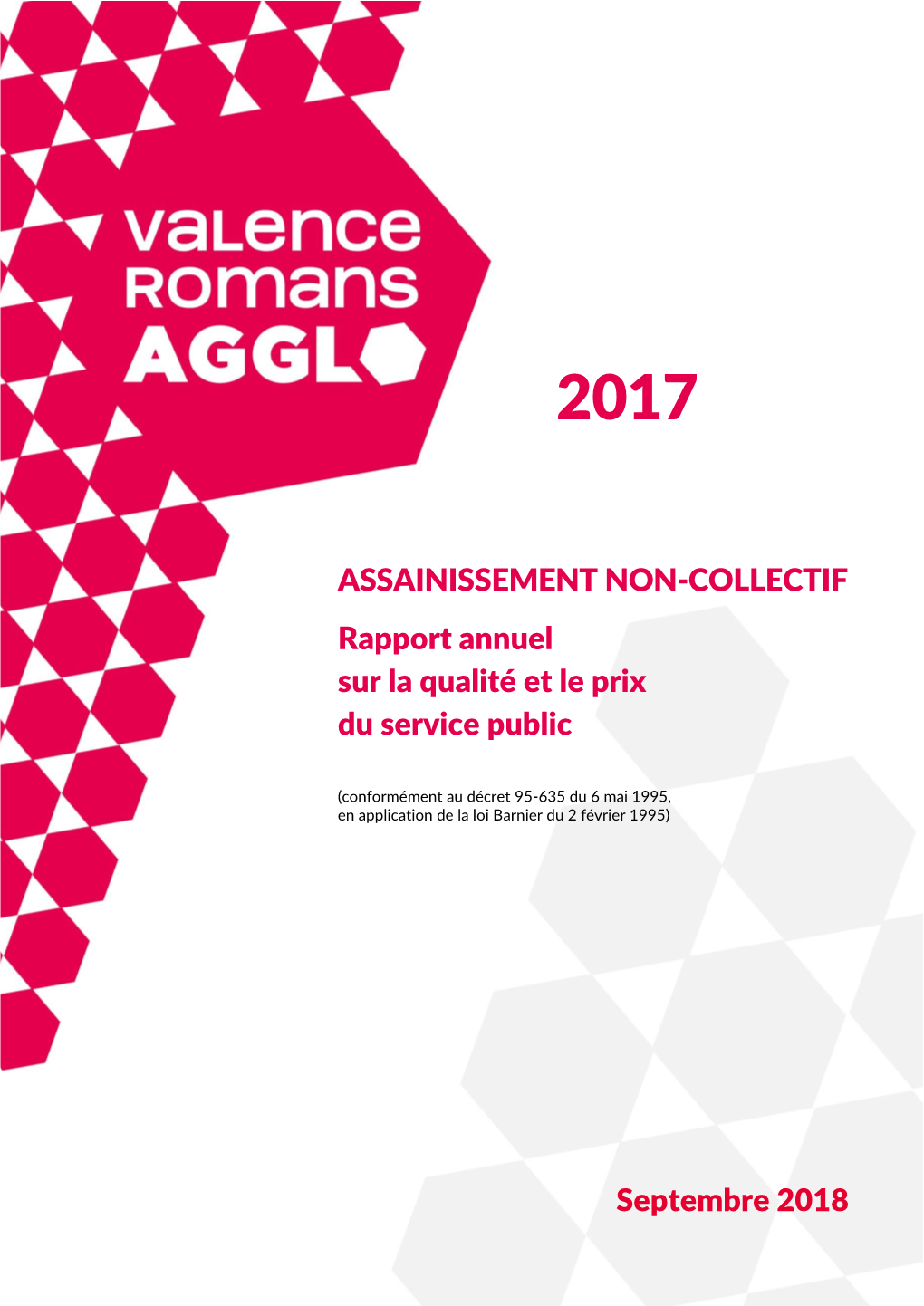 ASSAINISSEMENT NON-COLLECTIF Rapport Annuel Sur La Qualité Et Le Prix Du Service Public