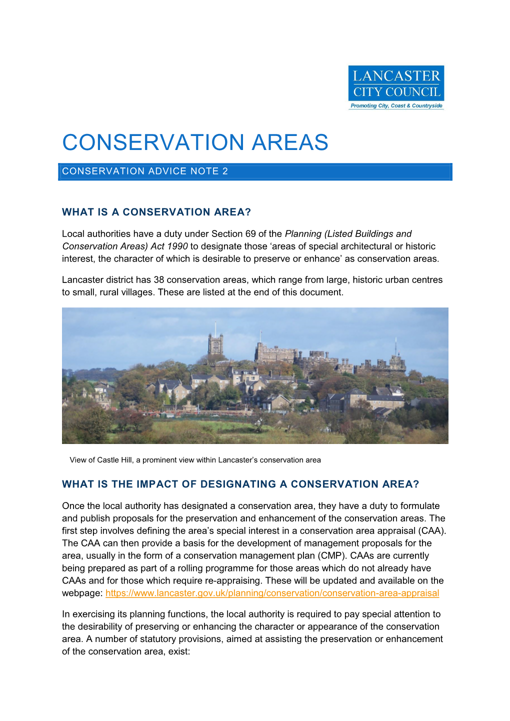 Conservation Areas