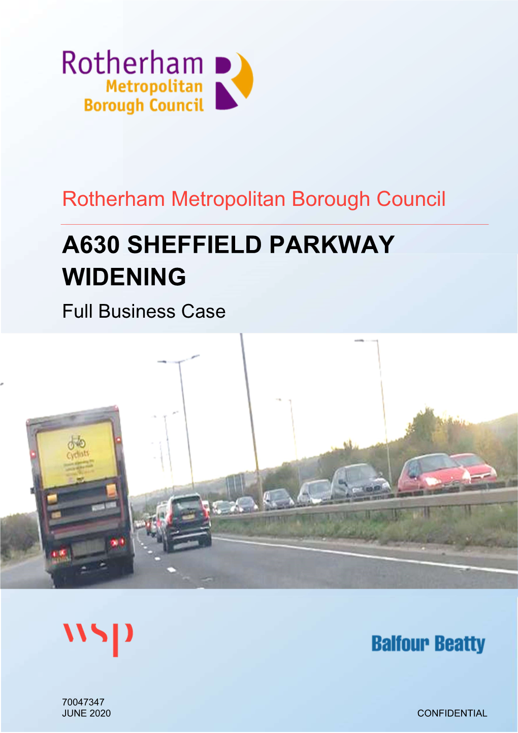 A630 SHEFFIELD PARKWAY WIDENING Full Business Case