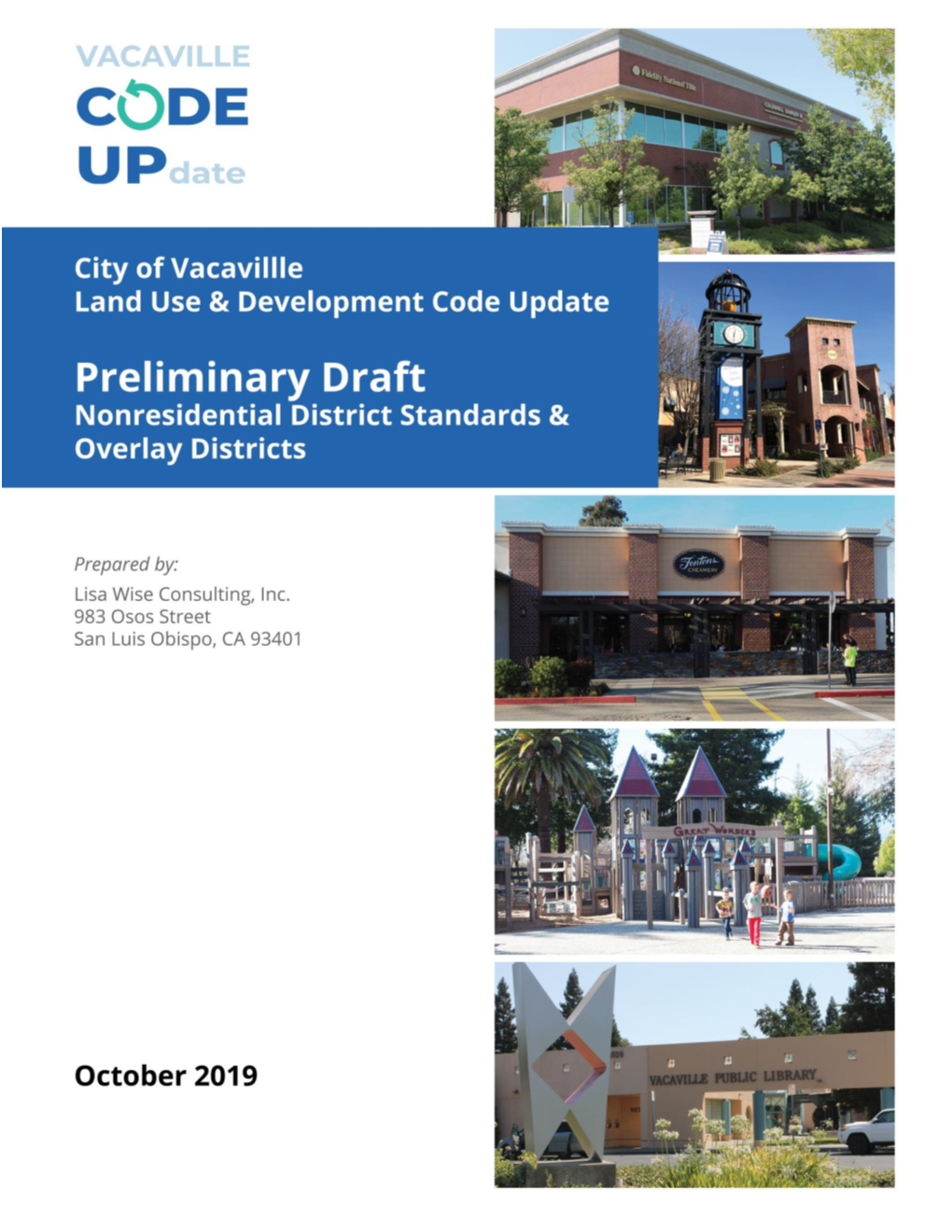 City of Vacaville Nonresidential District Development Standards And