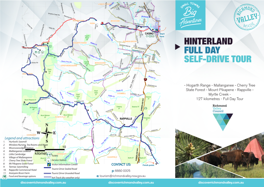 Hinterland Full Day Self-Drive Tour