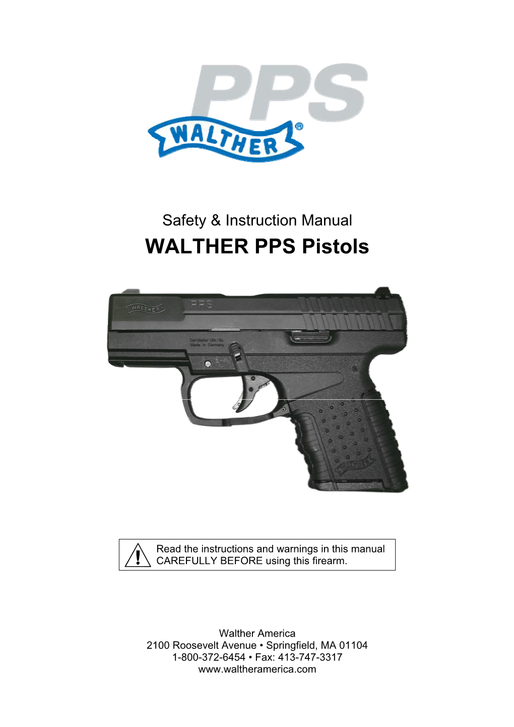 Walther PPS Manual