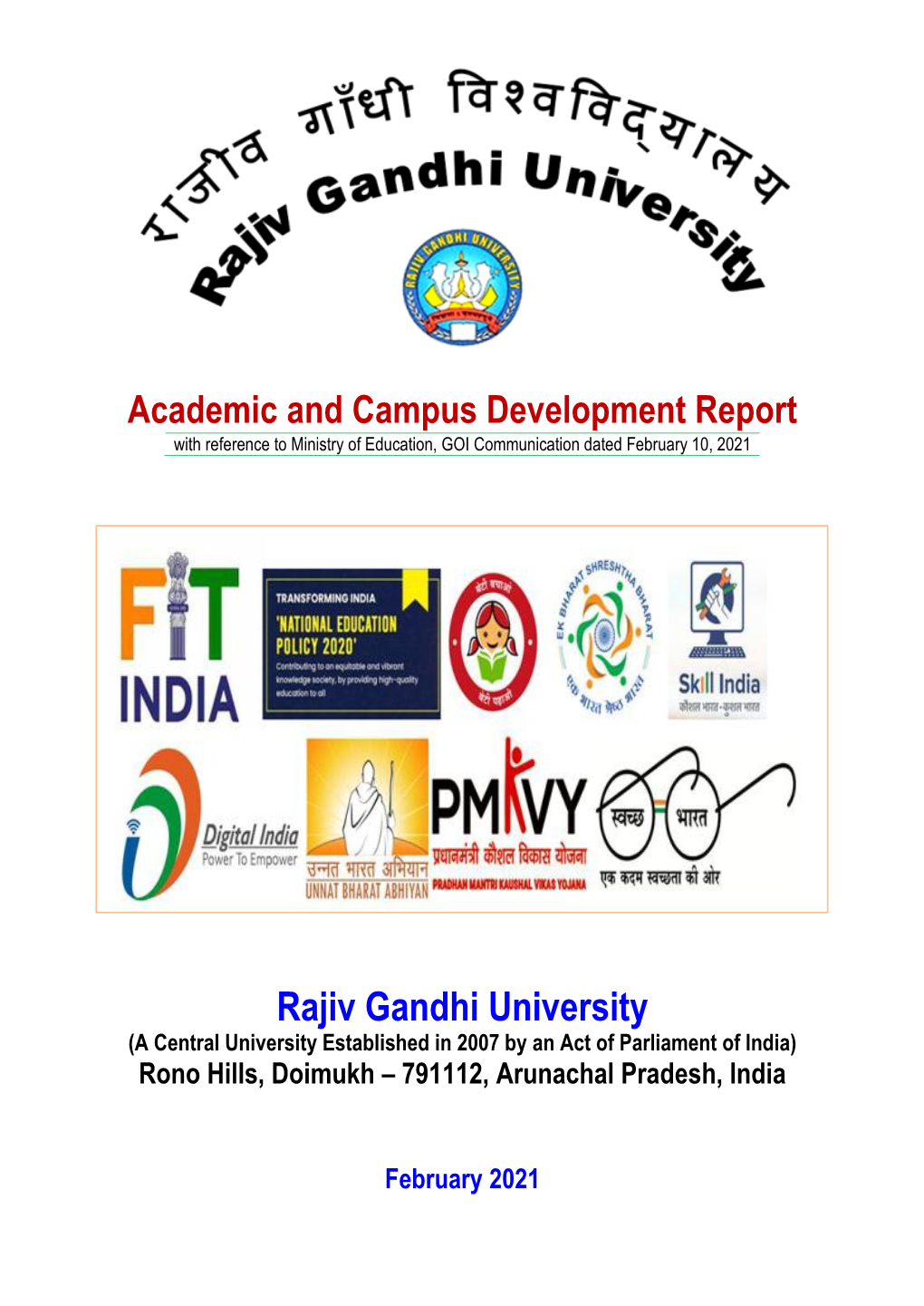 Academic and Campus Development Report