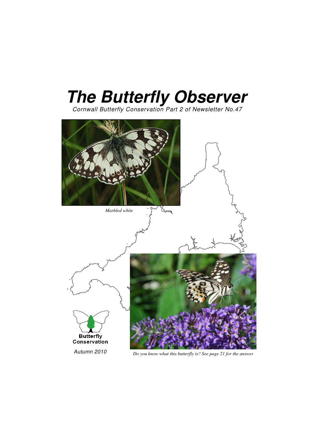 Butterfly Observer Cornwall Butterfly Conservation Part 2 of Newsletter No.47