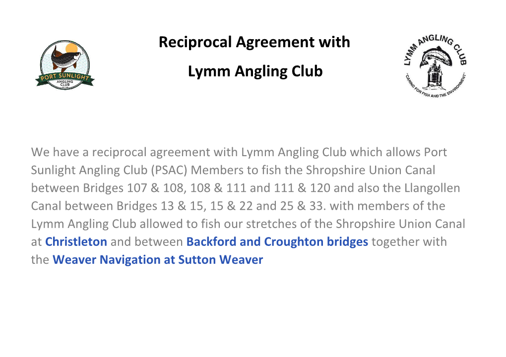 Lymm Angling Club