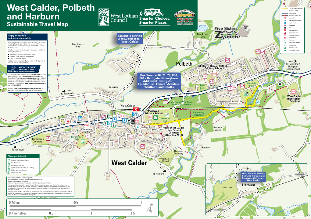 West Calder, Polbeth and Harburn in Partnership with the Community Development Trust, Sustrans and West Lothian Council
