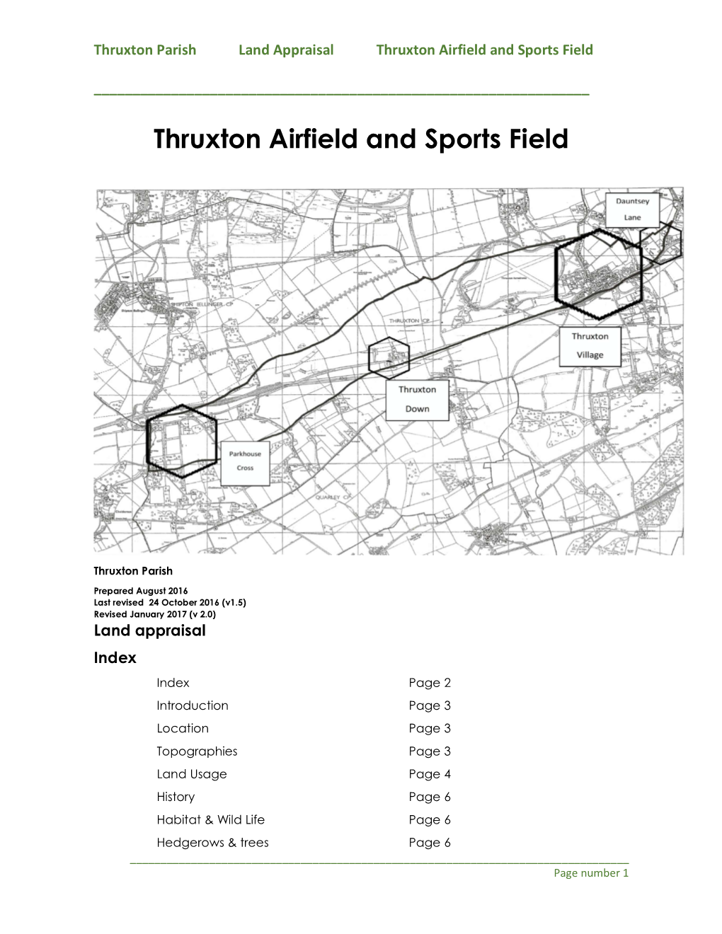 Thruxton Airfield and Sports Field