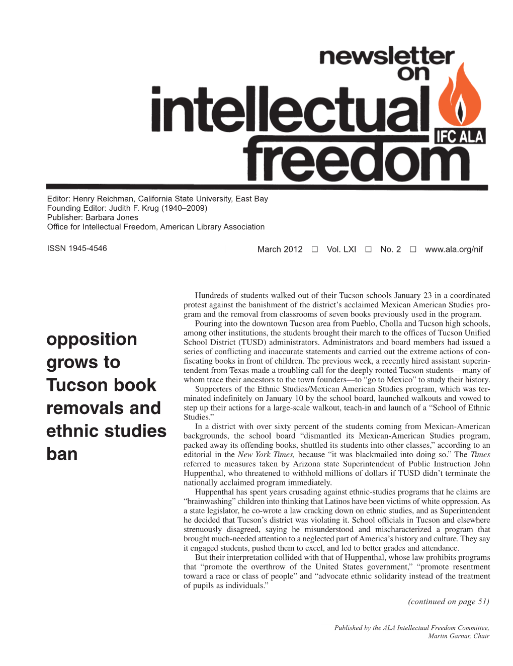 Opposition Grows to Tucson Book Removals and Ethnic Studies