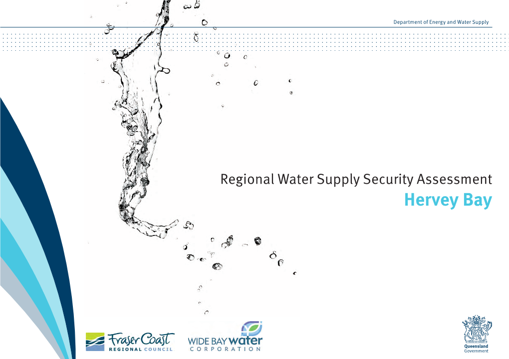 Hervey Bay Regional Water Supply Security Assessment