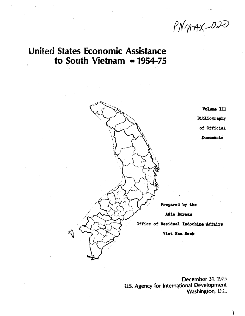 United States Economic Assistance to South Vietnam • 1954-75