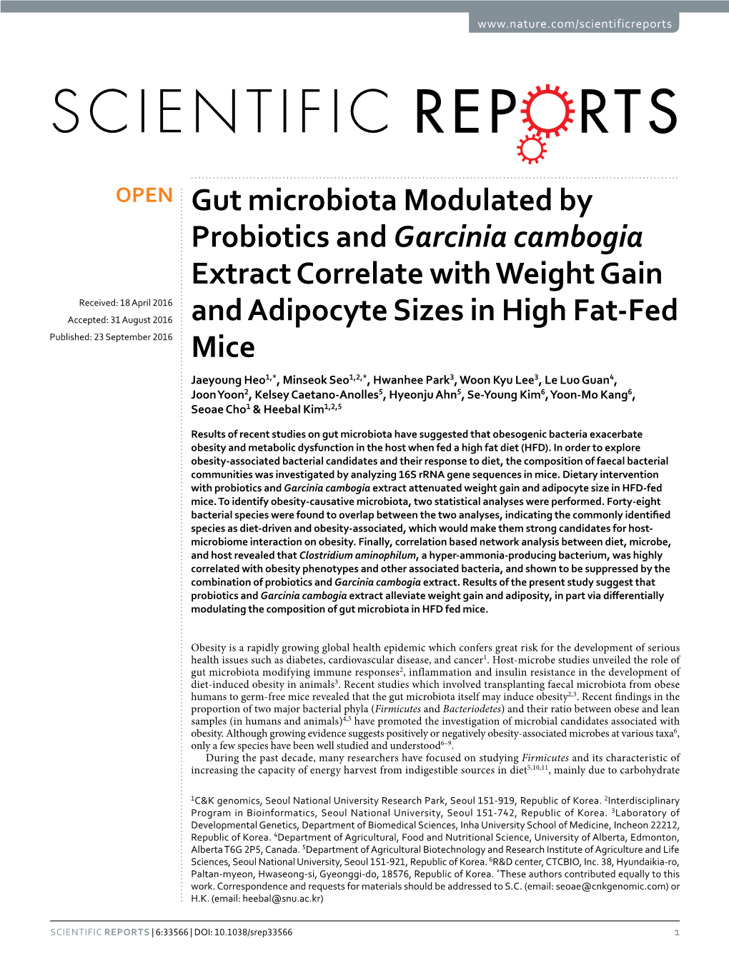 Gut Microbiota Modulated by Probiotics And